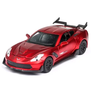 1:32 שברולט קורבט מכונית סופר מכונית צעצוע דגם הרכב Diecast סימולציה סגסוגת מתכת כלי רכב מיניאטוריים לילדים מתנות A217