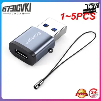 1~5PCS USB Type C OTG מתאם מסוג-C USB-C זכר USB 3.0 נקבה Converter For Macbook mi Samsung USBC OTG