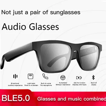 2022 חדש E10 מוסיקה חכם משקפי שמש HIFI נשמע עמיד למים Bluetooth אלחוטית 5.0 אוזניות נהיגה Glasse יד חופשית קוראים מוזיקה