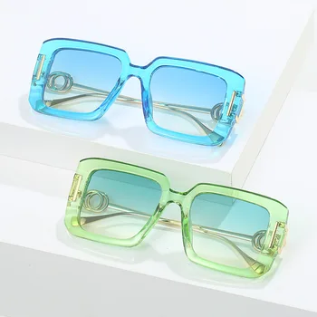 2023 קופסה חדשה משקפי שמש, האירופי, האמריקני אופנה מגוונים כיכר משקפי שמש