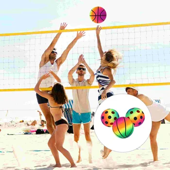 3 יח ' כדורעף חופים כדוריד חיצונית צעצועים לפעוטות פלסטיק ספורט ילדים משחקים אלסטי