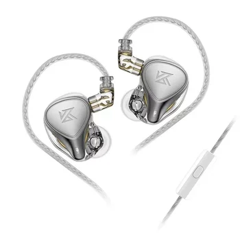 KZ ZEX Pro In-Ear אוזניות HIFI אלקטרוסטטית +דינמי+מאוזנת אוזניות Noice ביטול משחק ספורט אוזניות KZ EDX עורכים EDC ZST