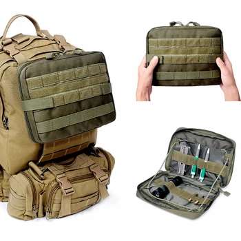 Molle Pack צבאי טקטי התיק הרפואי צבא חירום, ערכת עזרה ראשונה תרמיל חיצוני קמפינג הישרדות ציד כלים EDC כיס