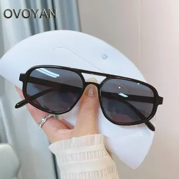 OVOYAN מצולע משקפי שמש נשים מותג יוקרה עין חתול משקפי גברים מעצב צבע וגוונים לנשים UV400 Lentes דה סול Mujer