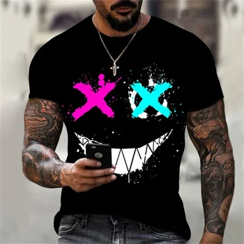 ארבע עונות חולצת הטריקו של הגברים 3D מודפס התבנית הנוכחית Y2K בגדים, מוצרי ריפוי חולצת הטריקו של הגברים 2022 גברים שיבוט