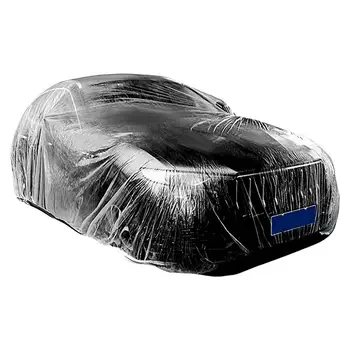 ברור המכונית מכסה שקוף הרכב בגדים לכל מזג אוויר כיסוי המכונית Dustproof מלא החיצוני מכסה את חלקה מקורה וחיצוני רכב השמירה