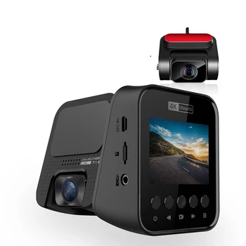 דאש מצלמת 4K קדמי ואחורי Dashcam DVR המכונית Gps מובנה Wifi עם אוטומטי מקליט 3840*2160P 30FPS ראיית לילה