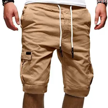 הצבא בגדי קיץ אימון כושר Mens מכנסיים קצרים מזדמנים Mens מכנסיים קצרים מטען קרבי אצן ספורט