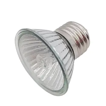 זוחל חום מנורת הצב אור זוחל חום מנורת UVA UVB חום המנורה ניתן לעמעום נורות להחליף 360 Rotatable הצינור צב אור