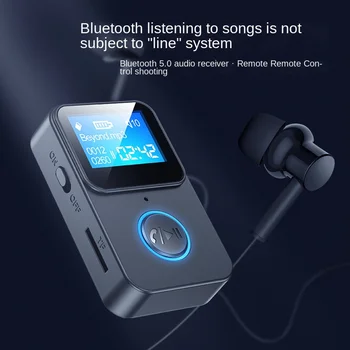 חדש MP3 Bluetooth תואם-5.0 חזרה קליפ MP4 נגן מוזיקה, אוזניות 3.5 מ 