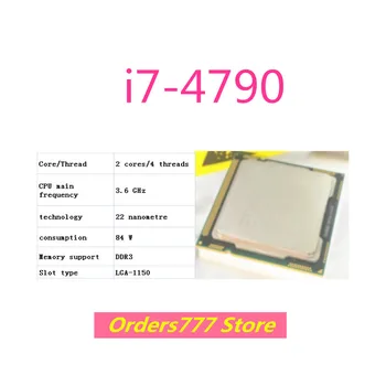 חדש מיובא המקורי i7-4790 4790 מעבד ליבה כפולה ארבע חוט 1150 3.6 GHz 84W 22nm DDR3 DDR4 אבטחת איכות