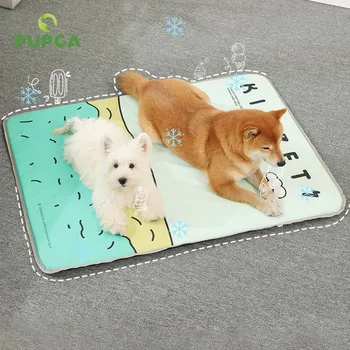 חדשים קירור בקיץ מחמד כלב שטיח לנשימה משטח הכלב ישן מרובע מחצלות כלבים חתולים שמיכה ספה קטנה בינונית גדולה כלבים חתולים