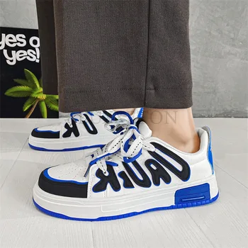 טובל סוג חדש דף נעליים ערפל כחול מגמה אוהב דפוס לנשימה סטודנטים מזדמנים נעלי גברים נשיים