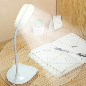 לחייב תלמיד מחקר נטענת, מנורות, אורות קריאה השולחן 3-רמת הגנה מנורת שולחן הלילה ניתן לעמעום אור העין