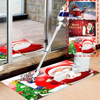 ליפול שמיכה לזרוק חג המולד שטיח למטבח בפתח רצפת חדר האמבטיה שטיח שטיח הרצפה הדפסה 40x60cm Ecu שמיכה