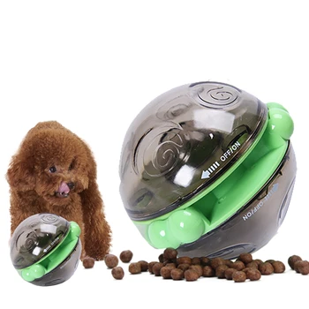 מחמד להפוך מזון בריחת כדור מחשב פלסטיק חתול וכלב פאזל Roly-poly צעצוע מזון דליפה מכשיר צעצוע לכלב