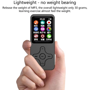 נגן MP3 עם Bluetooth תואם נייד HiFi נשמע הווקמן הדיגיטלי שחקן Dropship