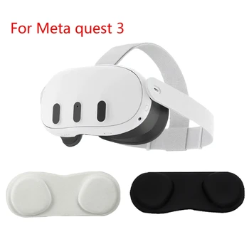 ניילון עמיד העדשה על מטא Quest 3 VR אוזניות קל להתקנה, לשימוש חוזר רחיץ רך כיסוי עדשת המשקפיים Pad