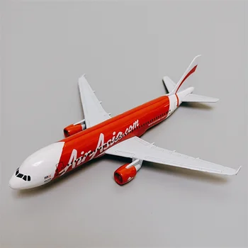סגסוגת מתכת דגם המטוס יודע על כדור-רגל אייר אסיה מטוס איירבוס A320 16cm Diecast מטוס דגם אסיה איירבוס 320 מידה מטוסים מטוסים