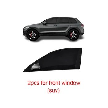 ערכת רכב שטח חלון שמש צל וילון אוניברסלי לרכב הפנים הגנה מפני השמש חלון רשת כיסוי בלוק UV נגד יתושים רשת רשת