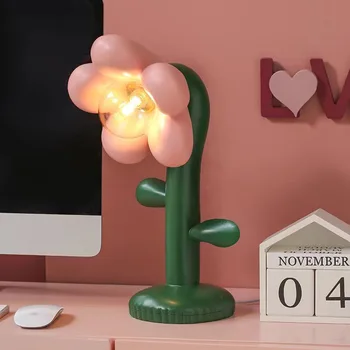פרח יצירתי מנורת שולחן המשרד קישוט חדר השינה מתנת החתונה סלון, חדר ילדים, חדר אווירה קישוט שולחן ליד המיטה