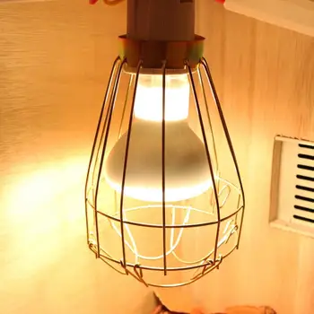 רחוק מחמד מנורת חימום קרמי מחמד חימום מנורת הנורה מחמד הוגה עופות, זוחלים, מנורה 25W 50W 75W 100W מגן החום