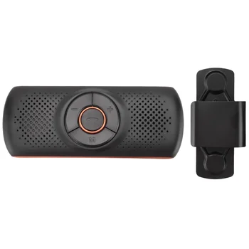 רכב Bluetooth רמקול Bluetooth ברכב דיבורית עבור דיבורית מדבר, אלחוטית מכונית נגן מוסיקה עם מגן קליפ