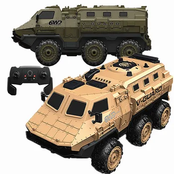 שש הנעה נשלט מרחוק במהירות גבוהה רכב משוריין גדול ההגה טיפוס צבאי כרטיס דגם צעצוע של ילדים ברכב